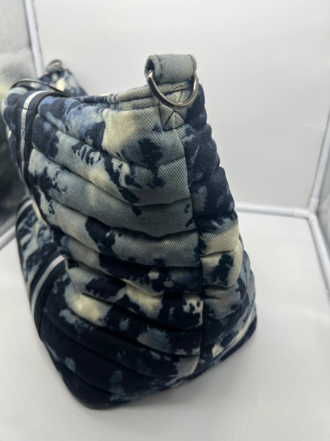 THINK ROYLN Wingman Denim Tie Dye Weekender Overnight Tote Bag - photo 5