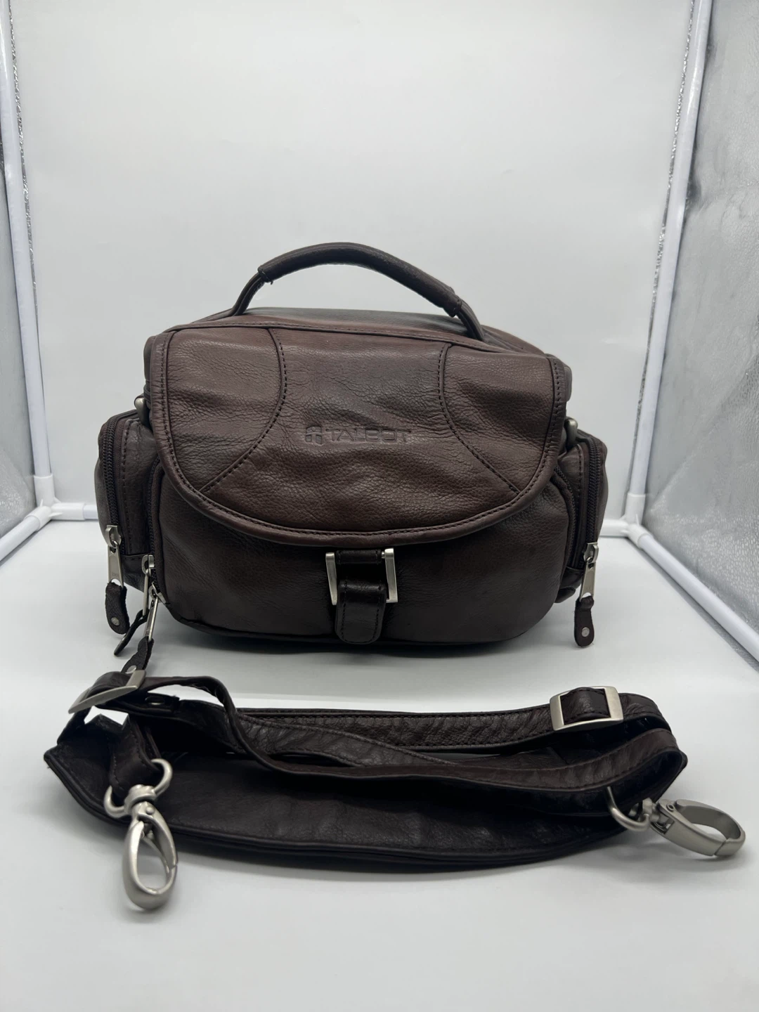 CANYON OUTBACK LEATHER GOODS Brown Leather Camera Bag Crossbody