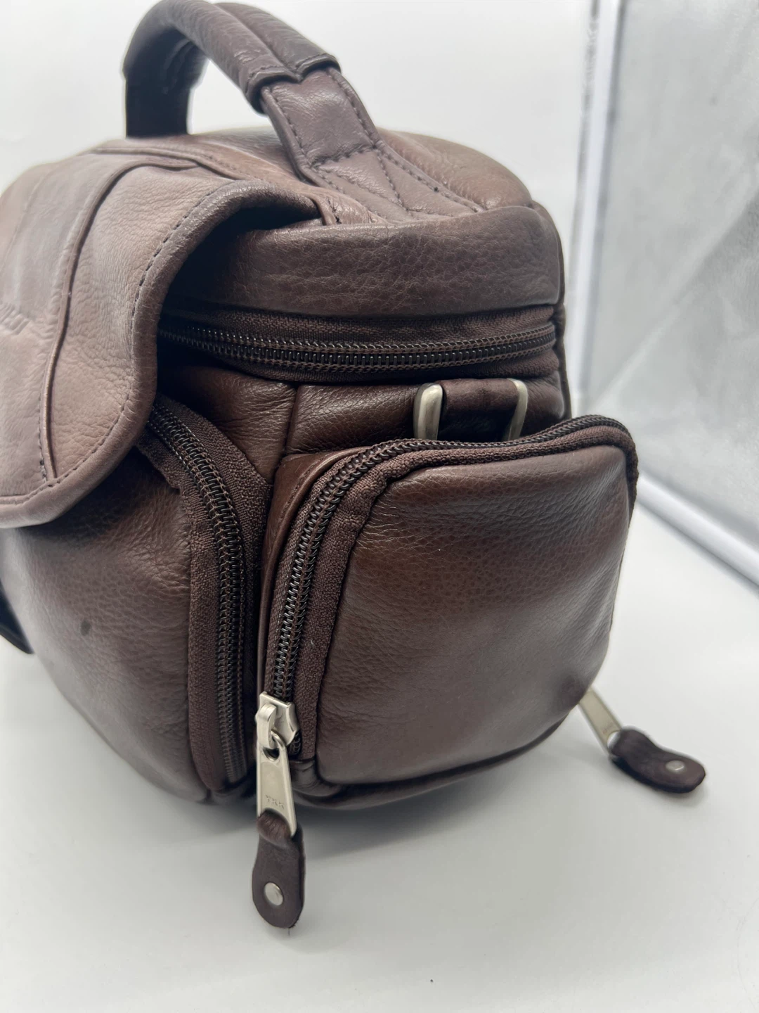 CANYON OUTBACK LEATHER GOODS Brown Leather Camera Bag Crossbody - photo 3