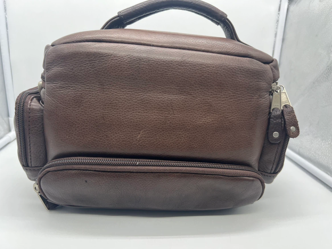 CANYON OUTBACK LEATHER GOODS Brown Leather Camera Bag Crossbody - photo 4