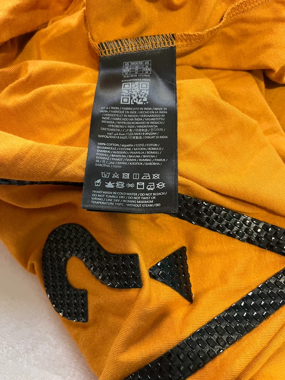 GUESS Mustard Yellow T-Shirt-size M - photo 5