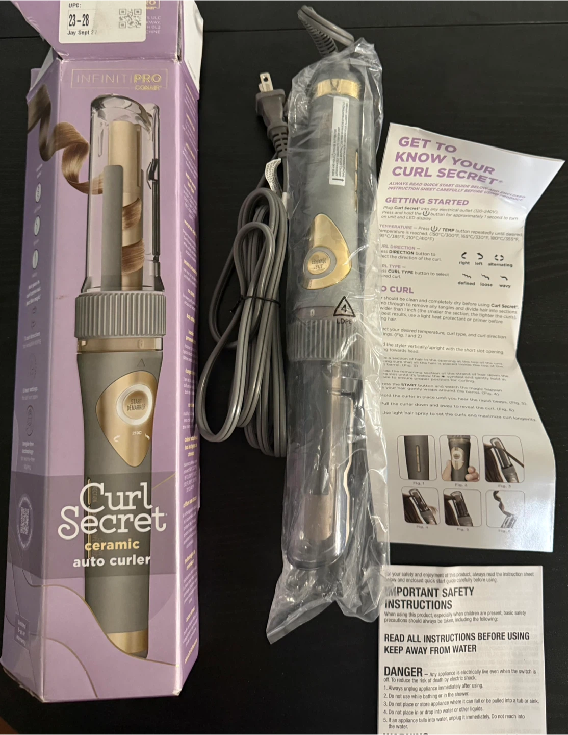 Conair InfinitiPRO Curl Secret Ceramic Auto Curler