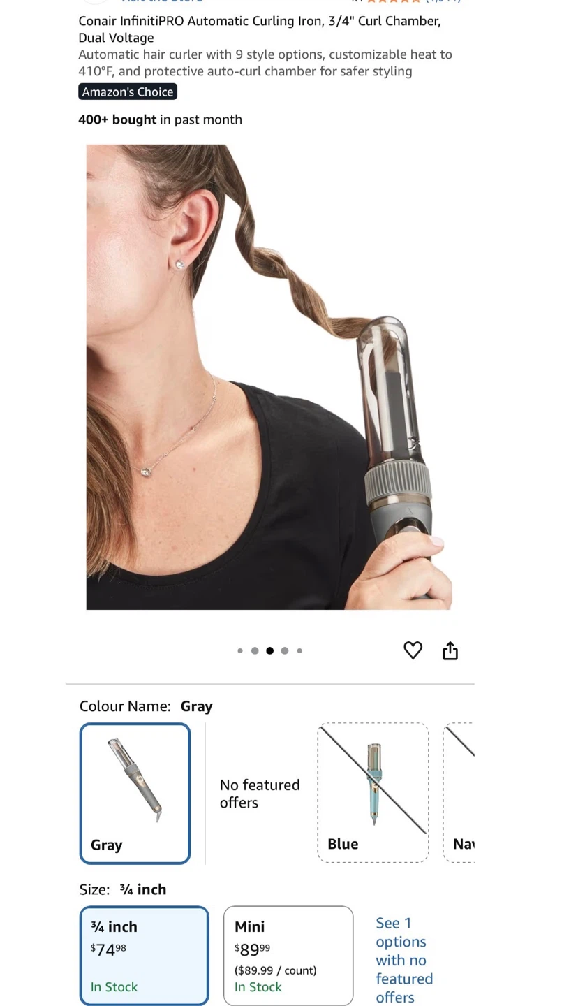 Conair InfinitiPRO Curl Secret Ceramic Auto Curler - photo 2