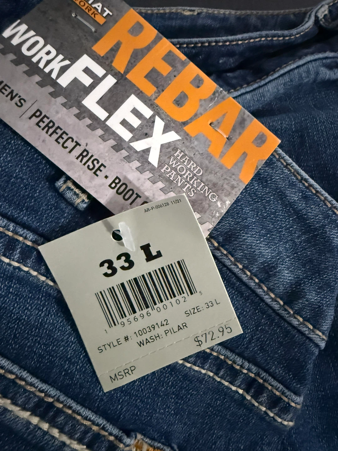 Ariat Women's Rebar Work Flex Boot Cut Jeans, 33 L - photo 2