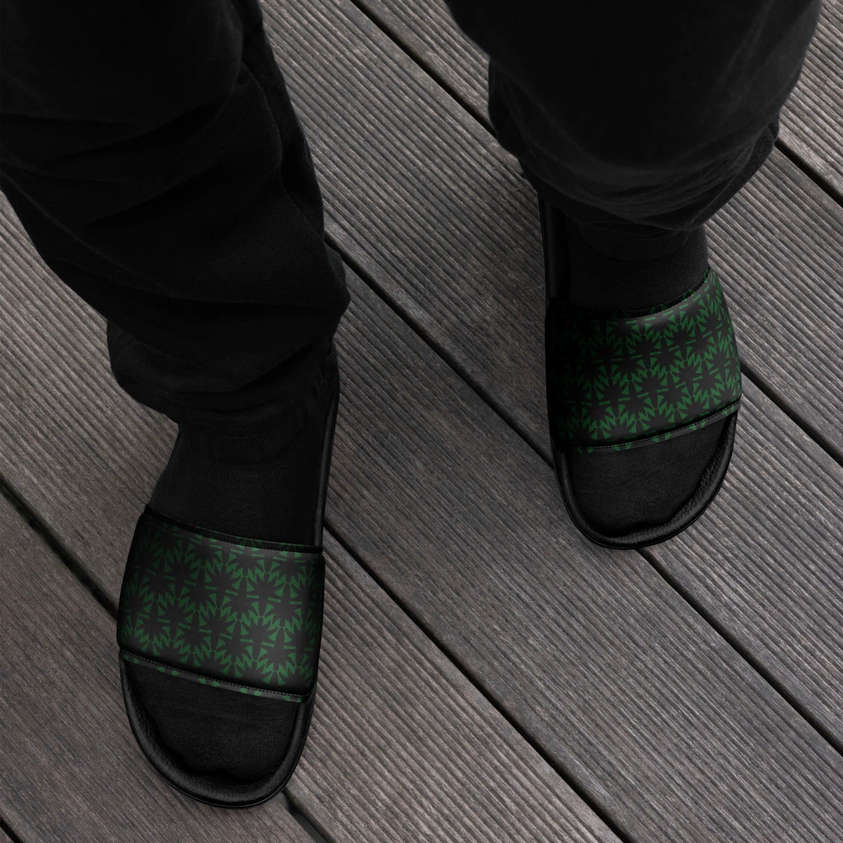 Cannaslides Black and Green Slides - photo 2