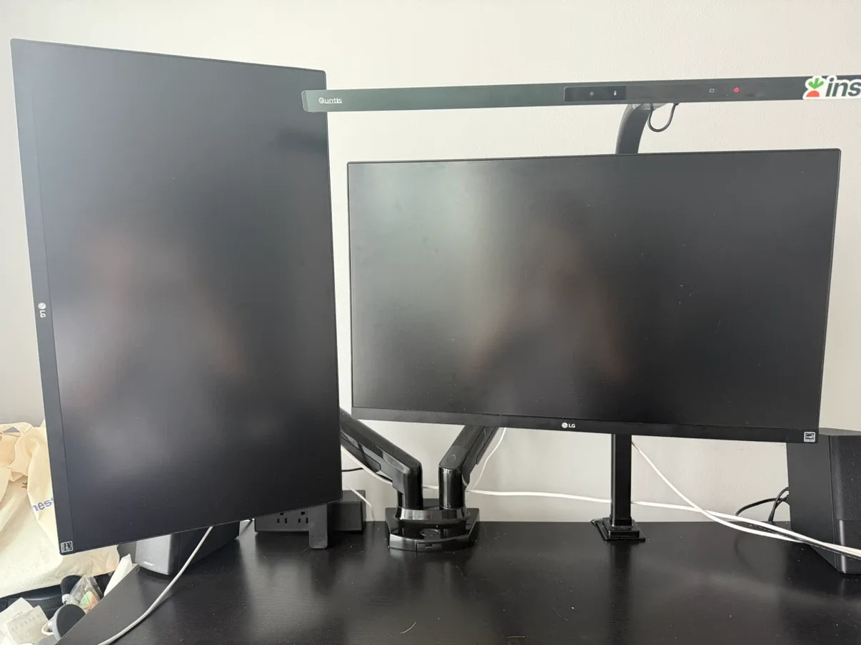 2 sets of LG 27UP600-W 27-inch 4K UHD Monitor