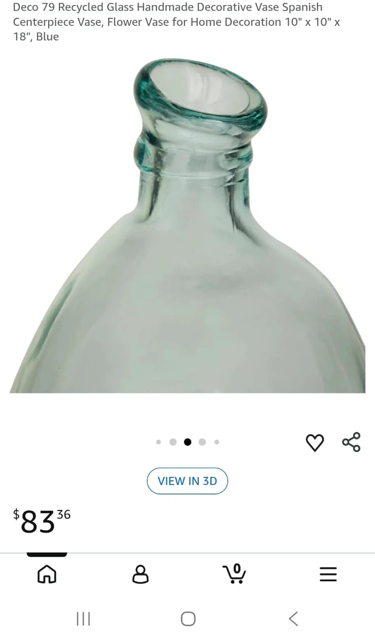 Deco 79 Recycled Glass Decorative Vase - photo 5