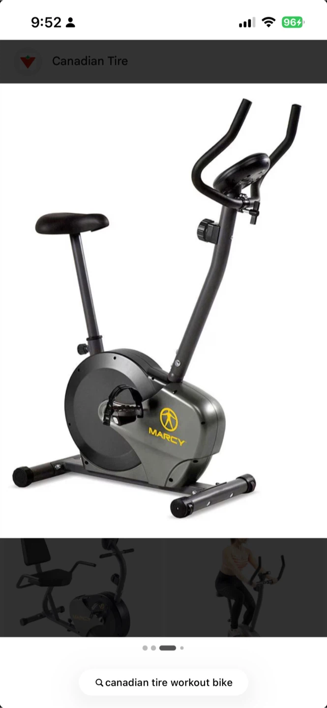 Marcy Magnetic NS 714U Upright Indoor Cycling Bike