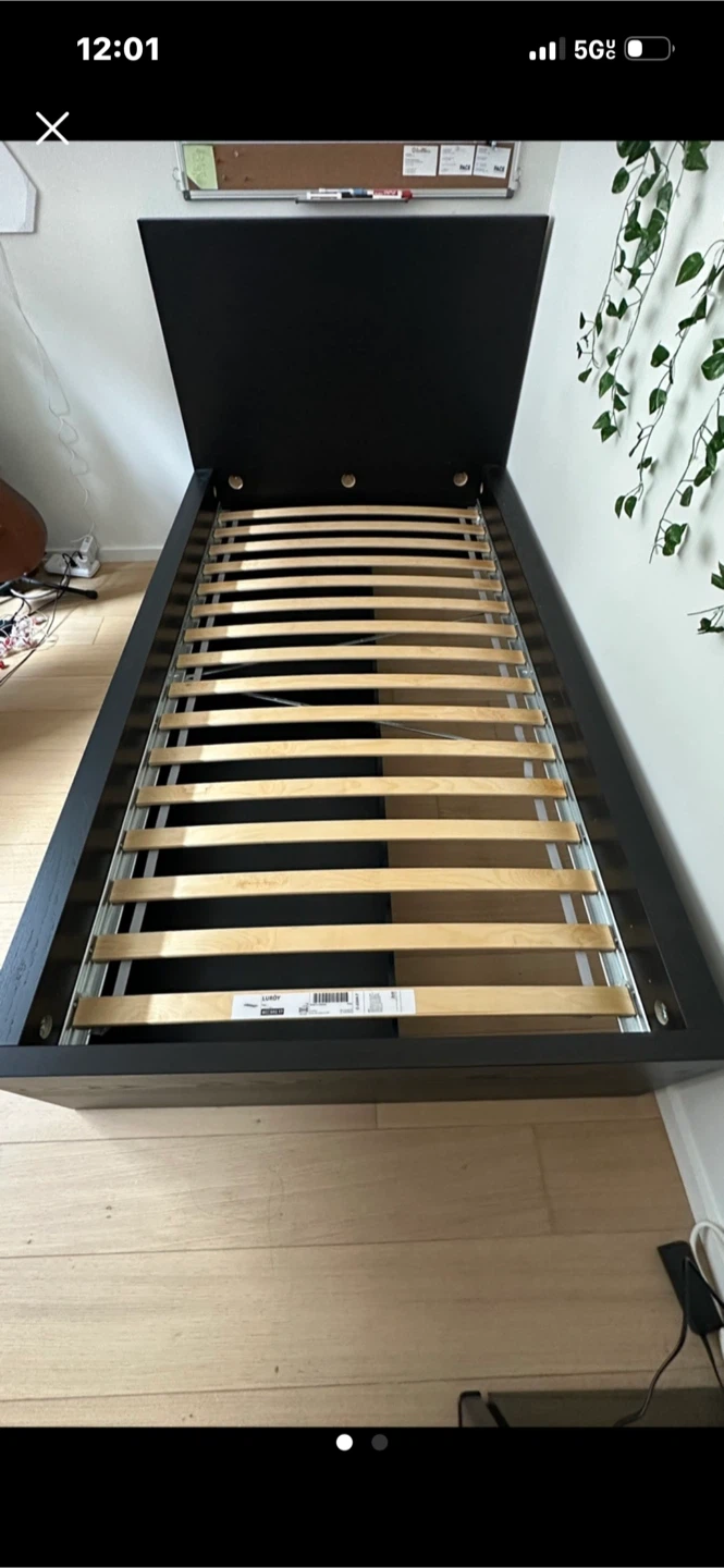 Twin bed frame W drawers/ Mattress. Cama gabetas y colchon - photo 2