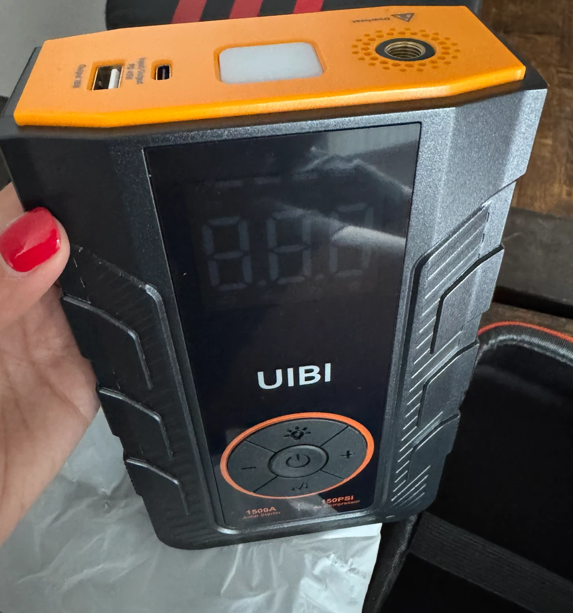 UIBI Jump Starter with Air Compressor Model X3 - photo 2