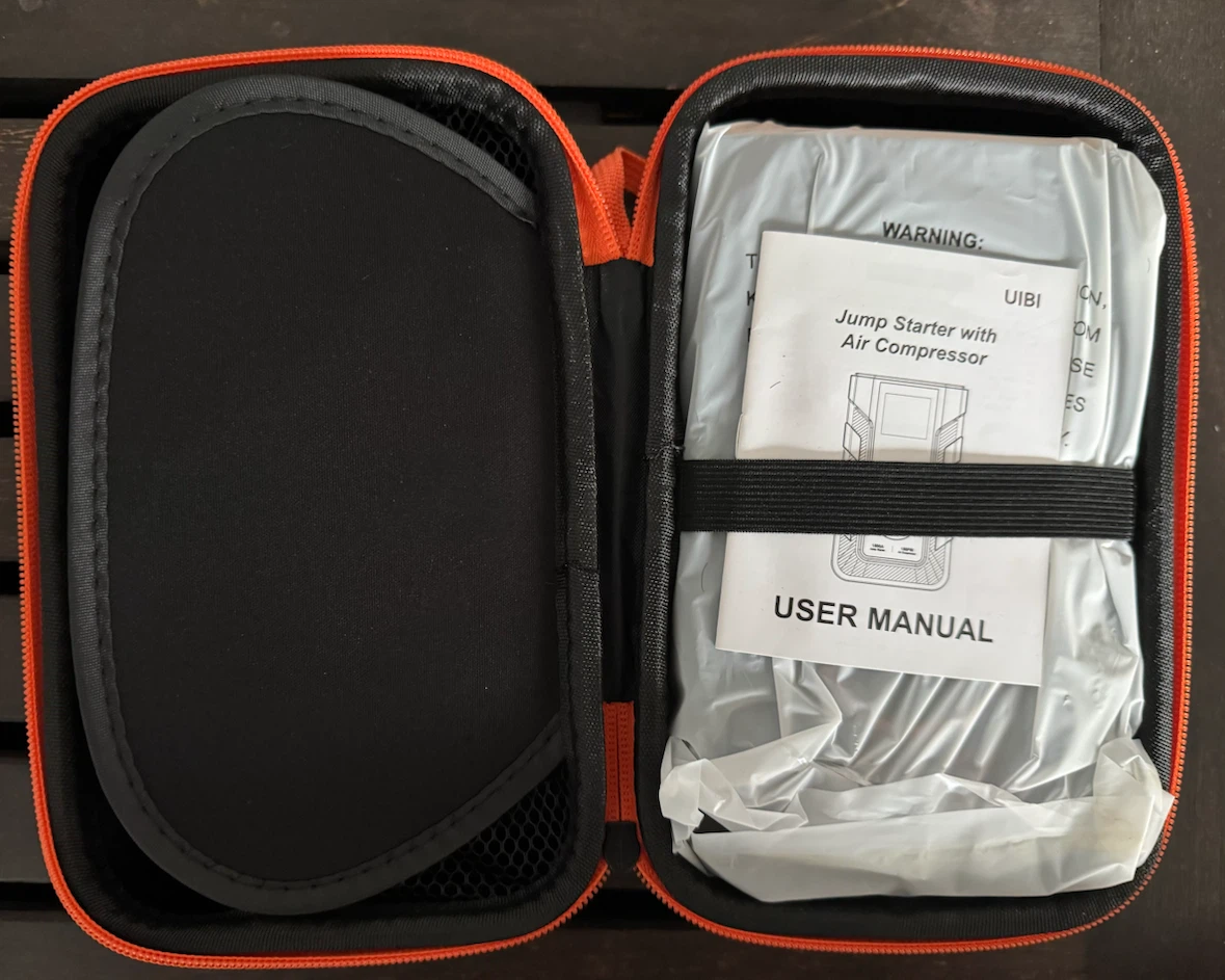 UIBI Jump Starter with Air Compressor Model X3 - photo 4