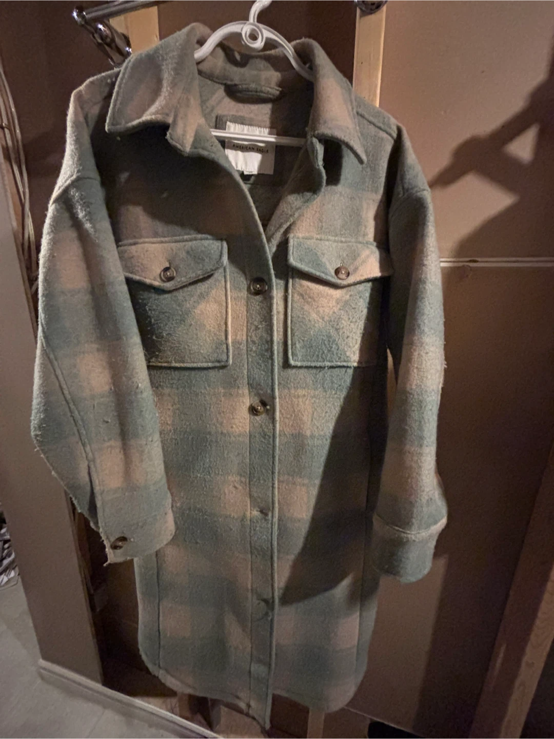 American Eagle Plaid Shacket