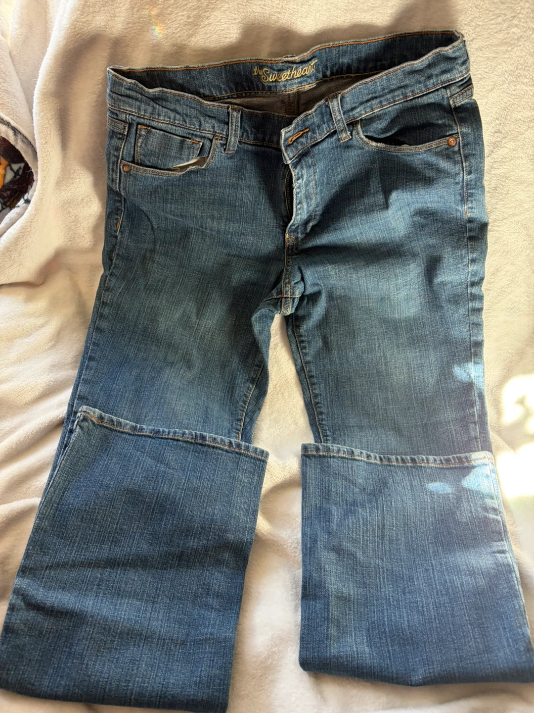 Vintage Old Navy The Sweetheart Jeans Size 12 Long - photo 2