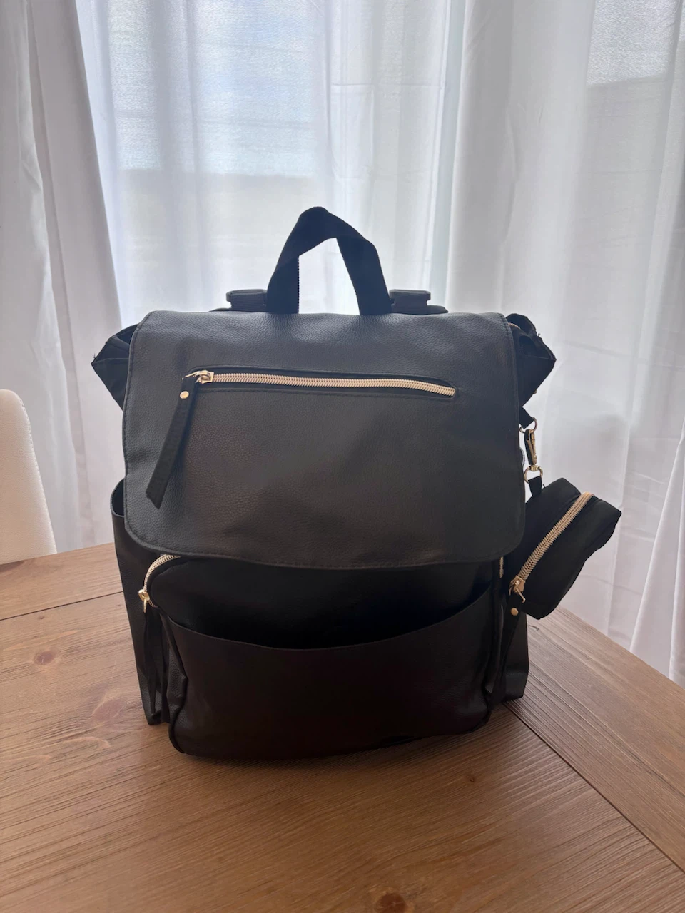 Black Diaper Backpack