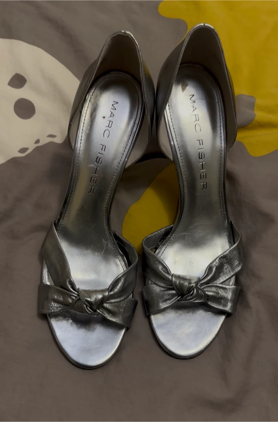 Marc Fisher Silver Heels