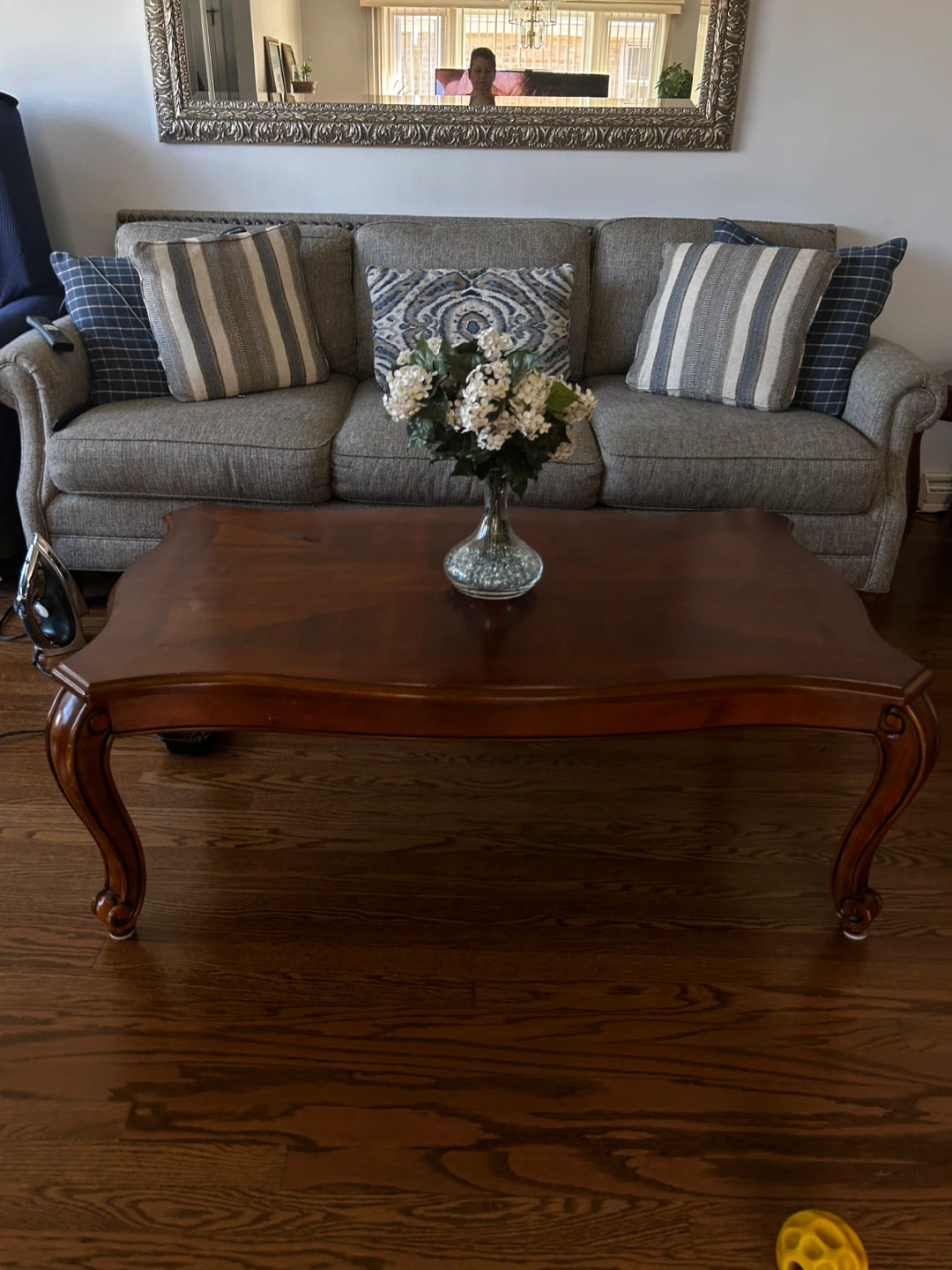 3 piece wooden  table set.