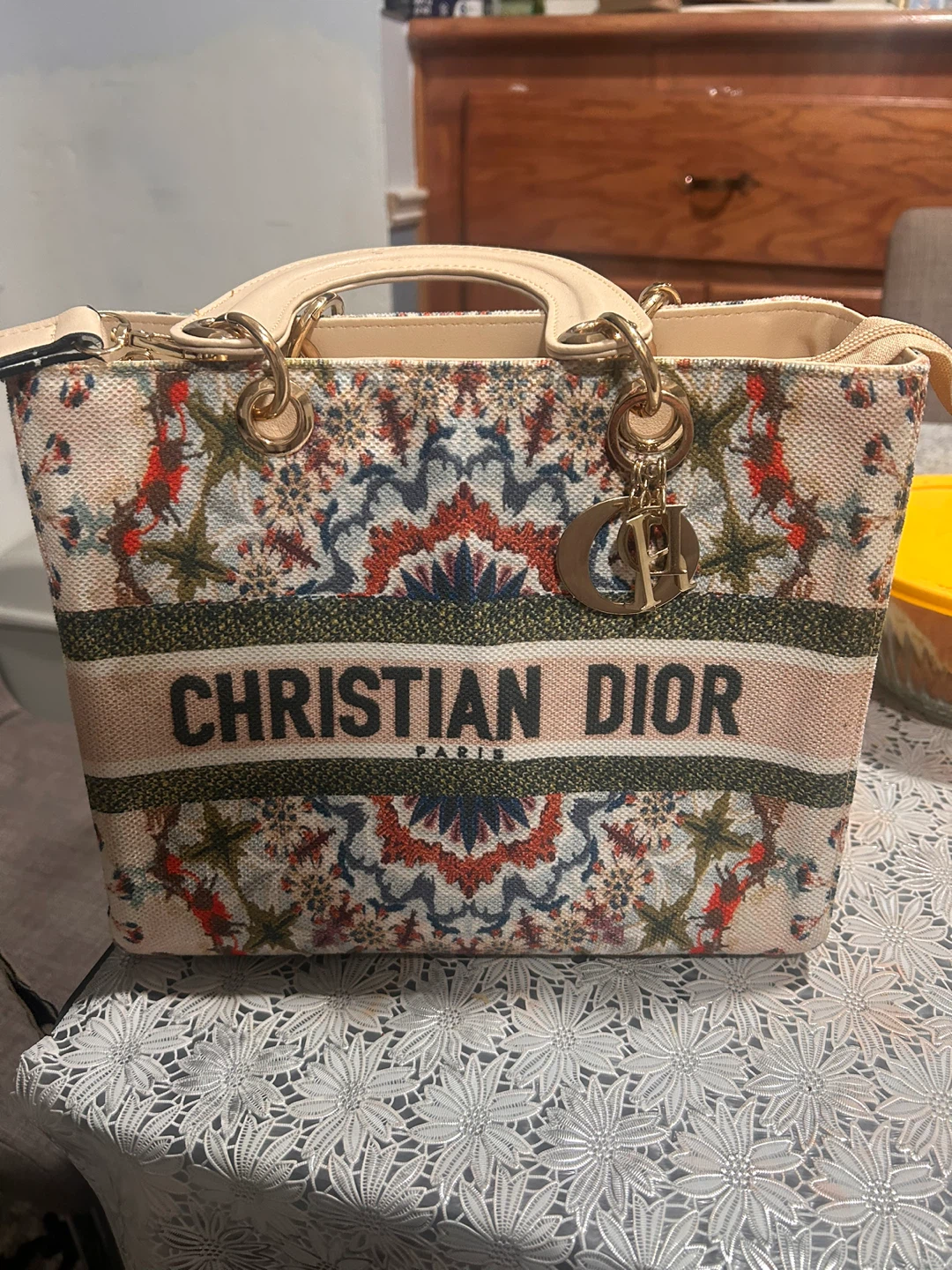 Christian Dior patterned handbag - photo 3