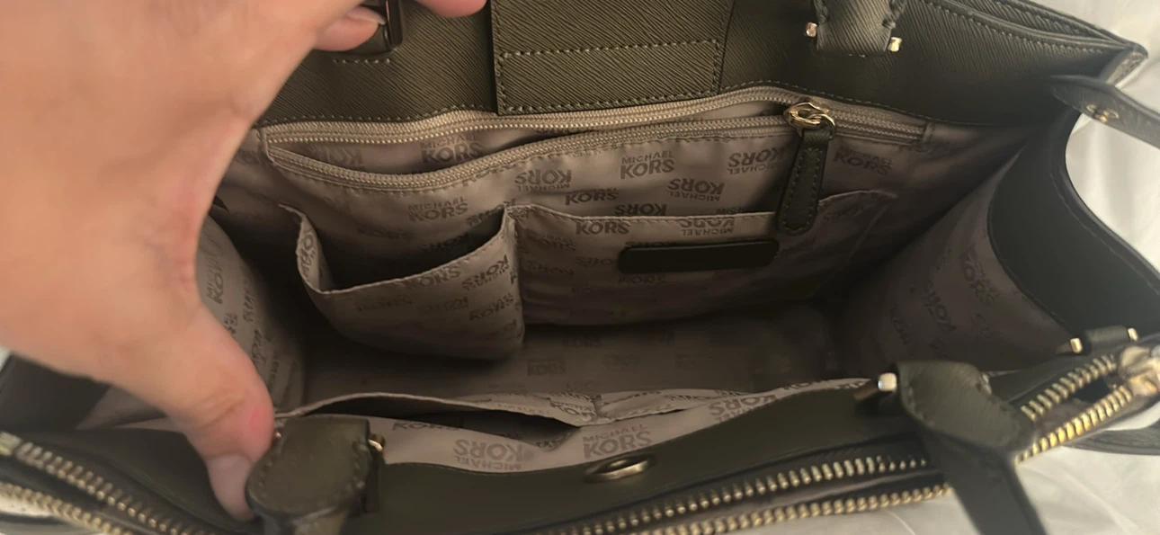 Michael Kors Olive Green Tote Bag - photo 2