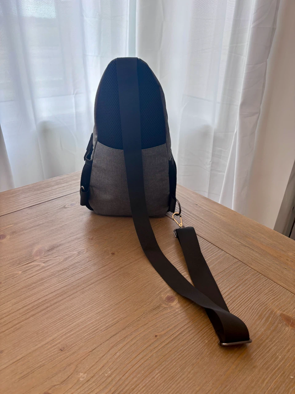 Grey Crossbody Sling Diaper Bag - photo 3