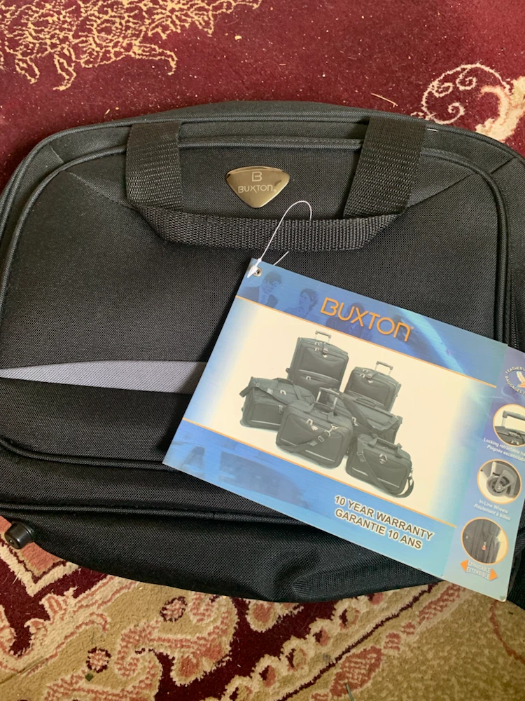 Buxton Black Travel Bag