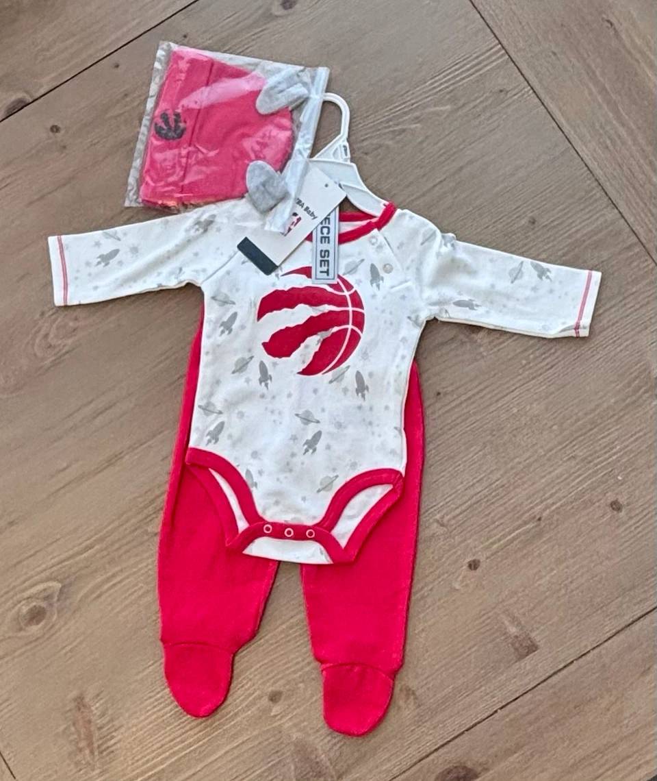 Toronto Raptors Baby 3-Piece Set