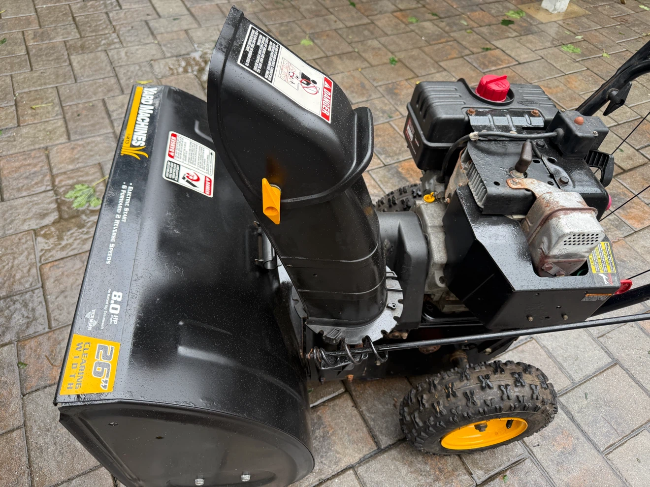 Yard Machines 8.0 HP 26-inch Snowblower