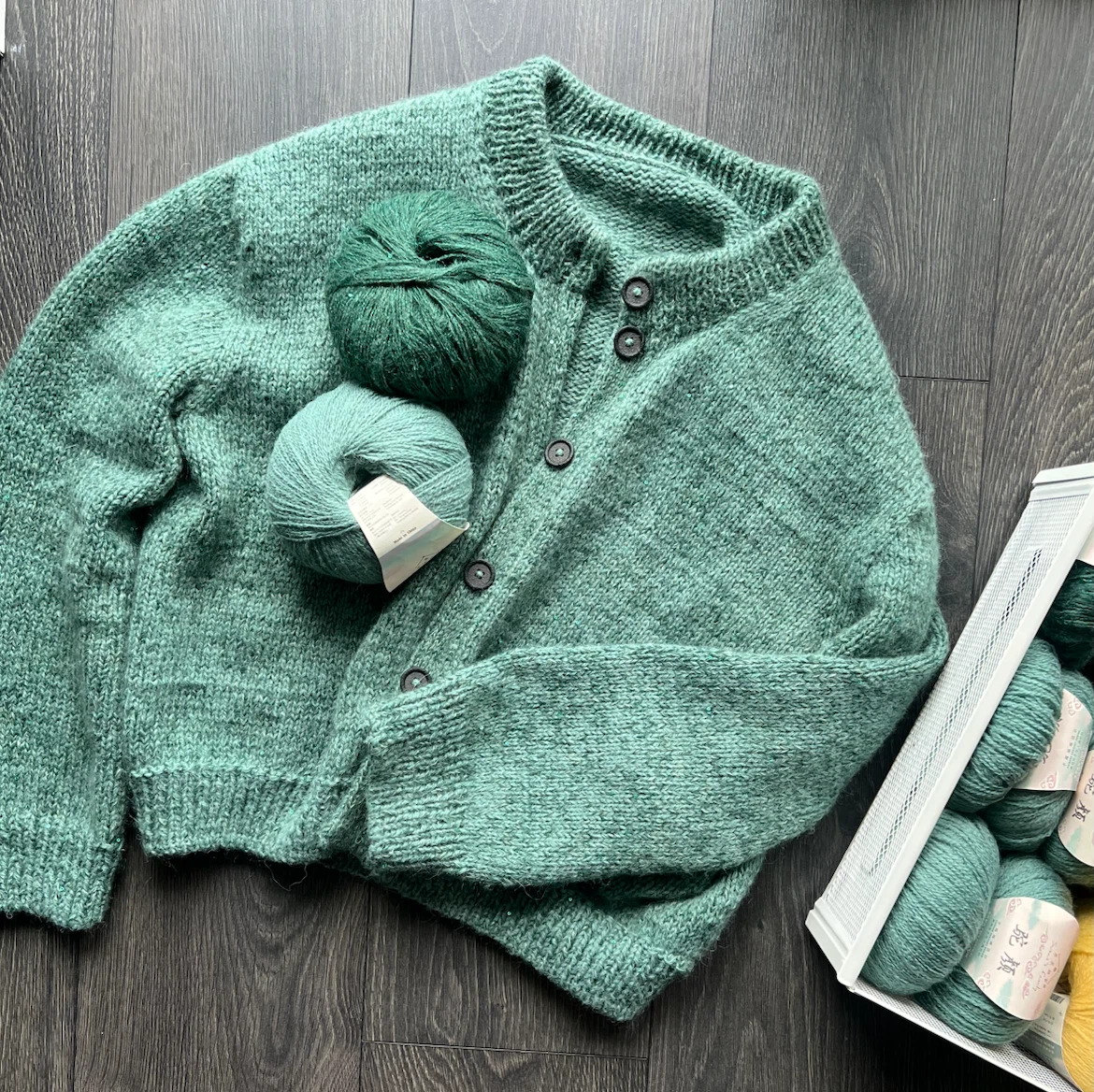Mixed Alpaca/wool/shimmer Bundle | Total 733g - photo 2