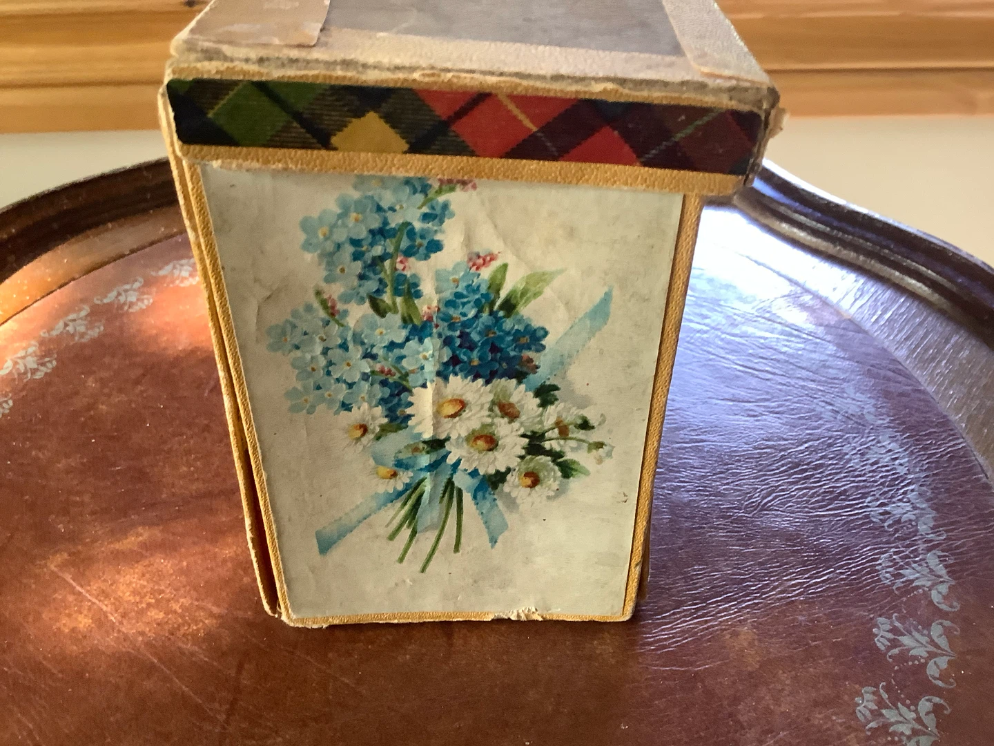Victorian “Forget Me Not” Fold Out Sewing Organizer/Box 🐞 - photo 4
