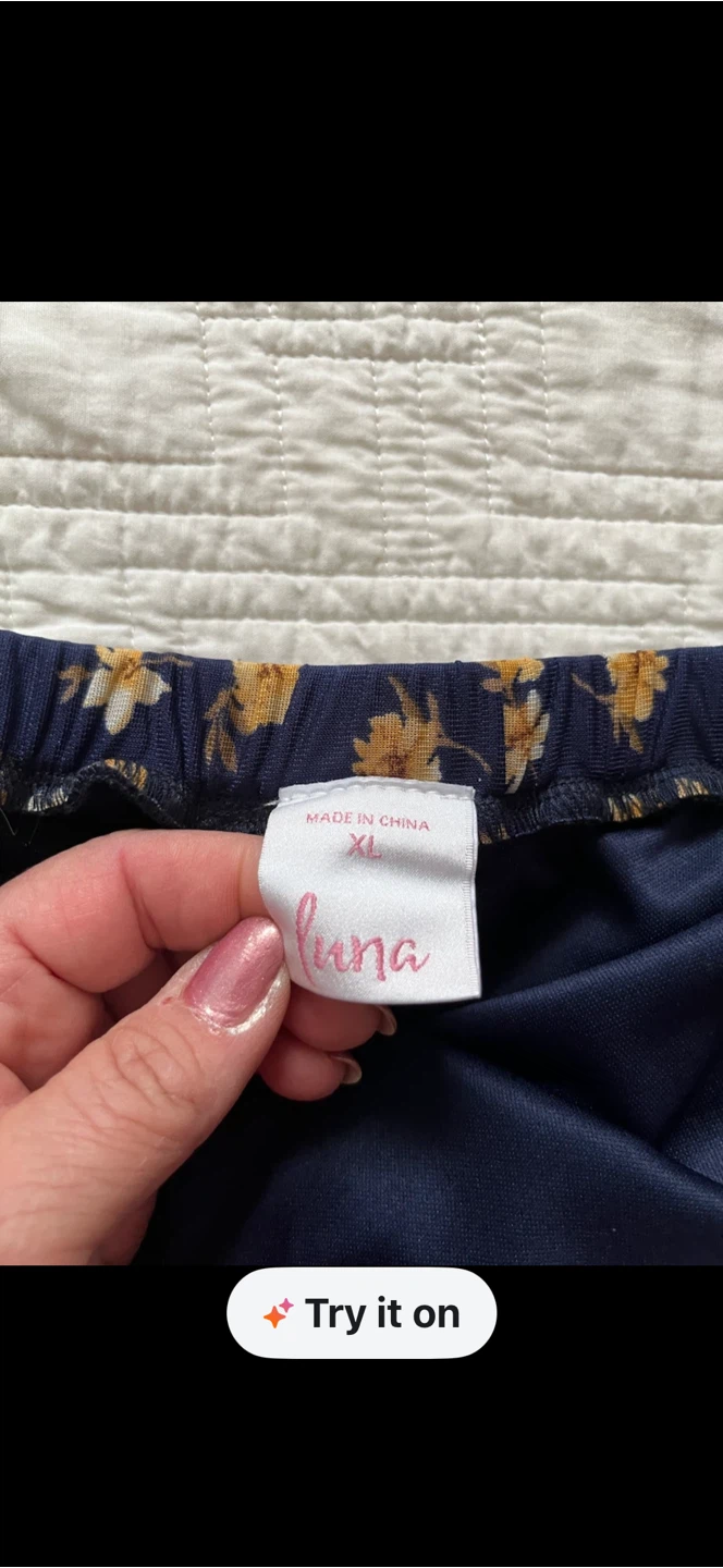 Navy Floral Maxi Skirt - photo 3