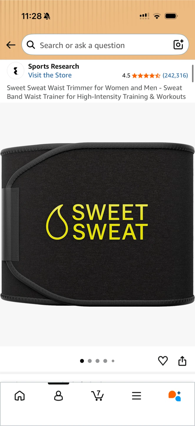 Sweet Sweat Waist Trimmer - Black - photo 3
