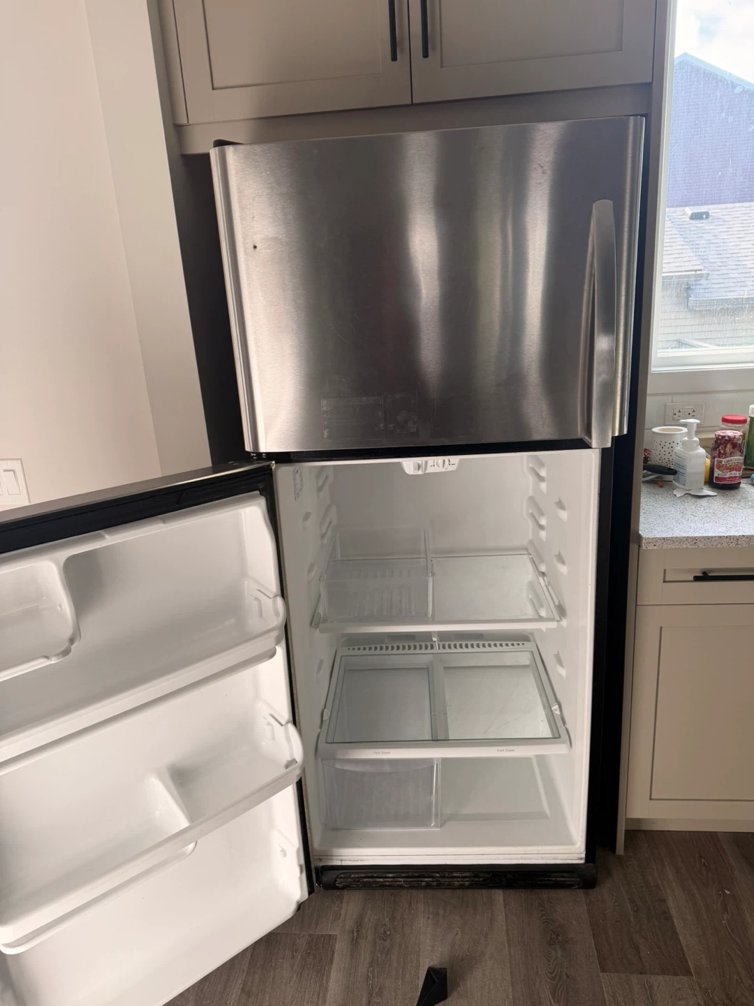 Stainless Steel Top Freezer Refrigerator - photo 2