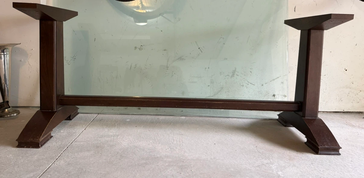 Trundle dining table - walnut stain - photo 4