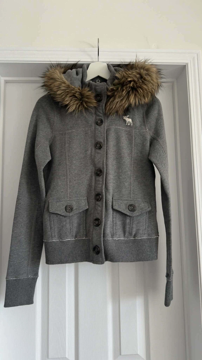 Abercrombie & Fitch Hooded Sweatshirt Jacket