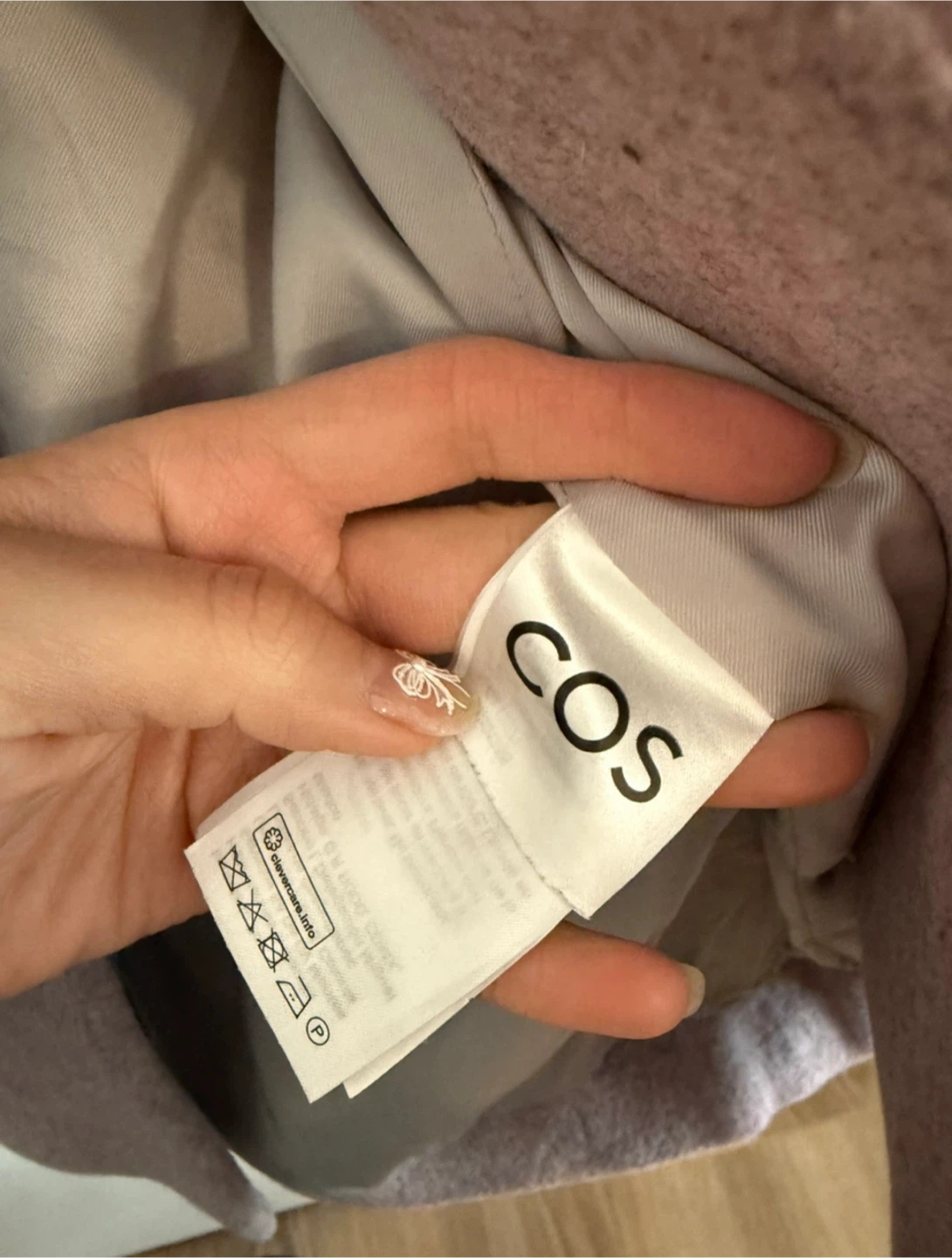 COS pink Wool Blend Coat - photo 3