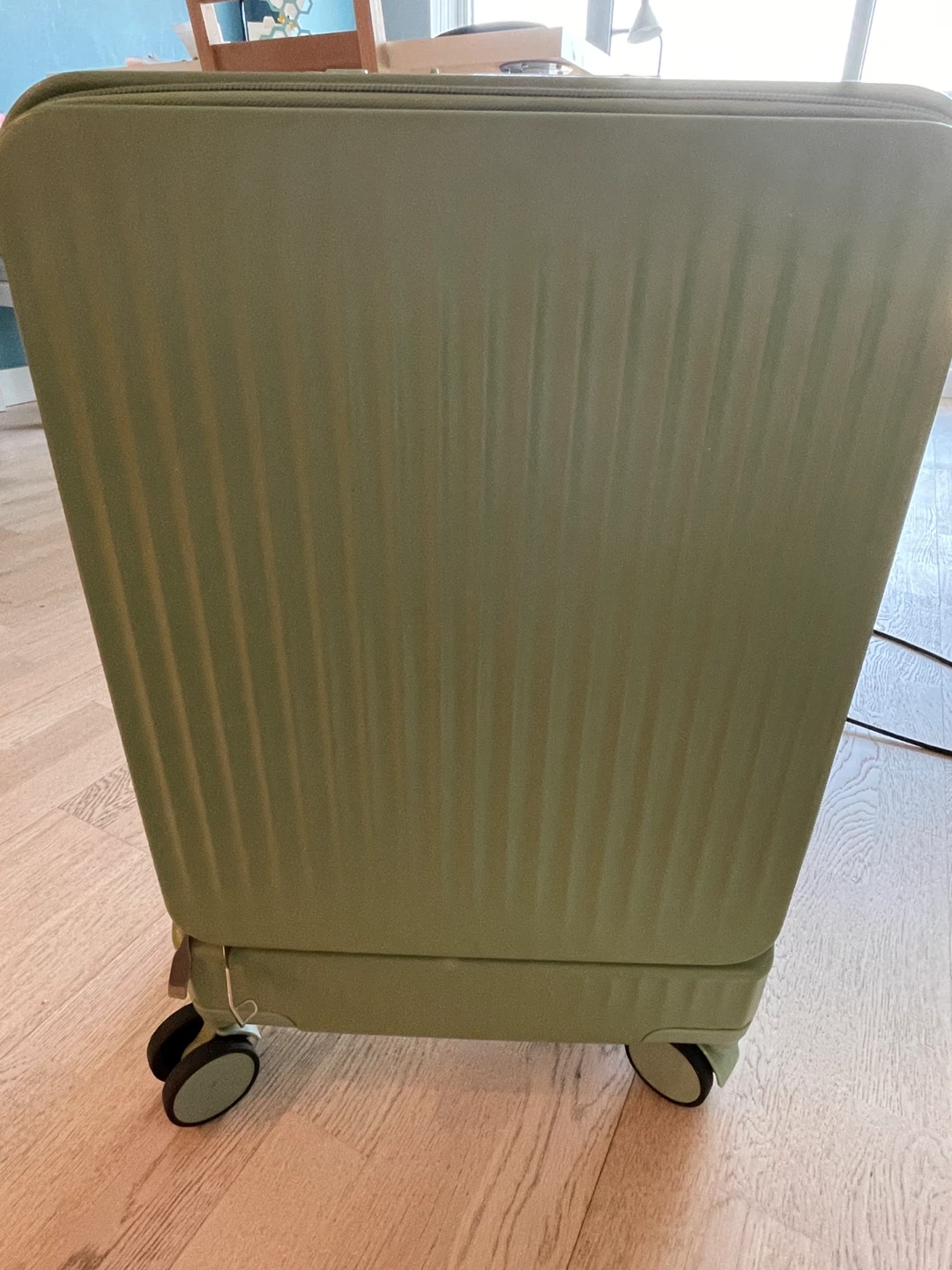 Green Hard Shell Carry-On Suitcase