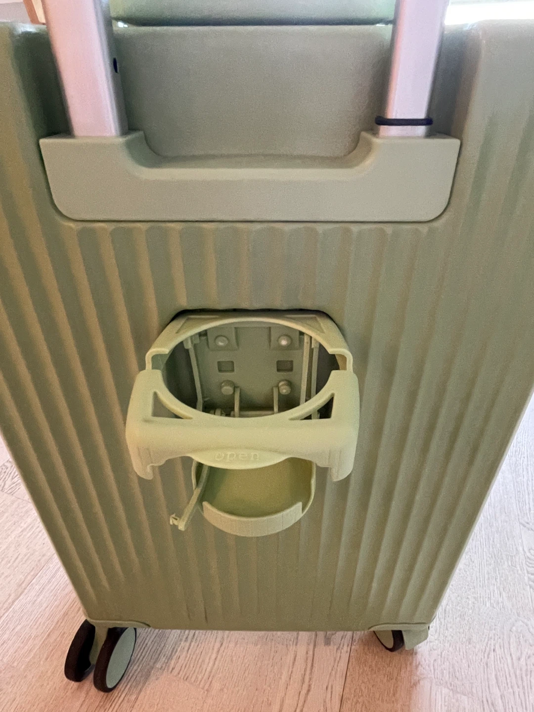 Green Hard Shell Carry-On Suitcase - photo 2