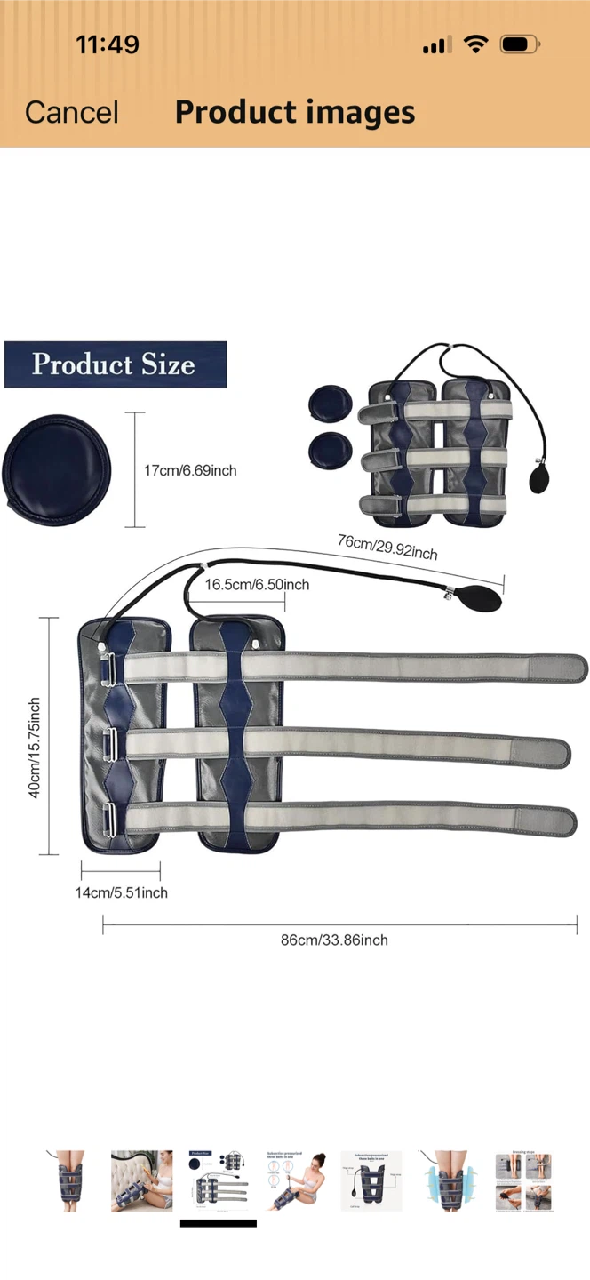 Air Pneumatic Knee Brace for knock knees - photo 5