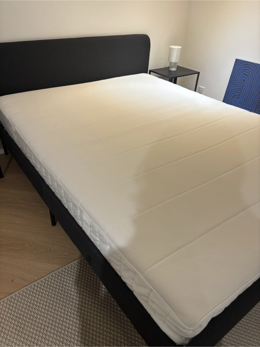 IKEA SLATTUM Bed Frame and VESTERÖY Mattress - Queen - photo 2