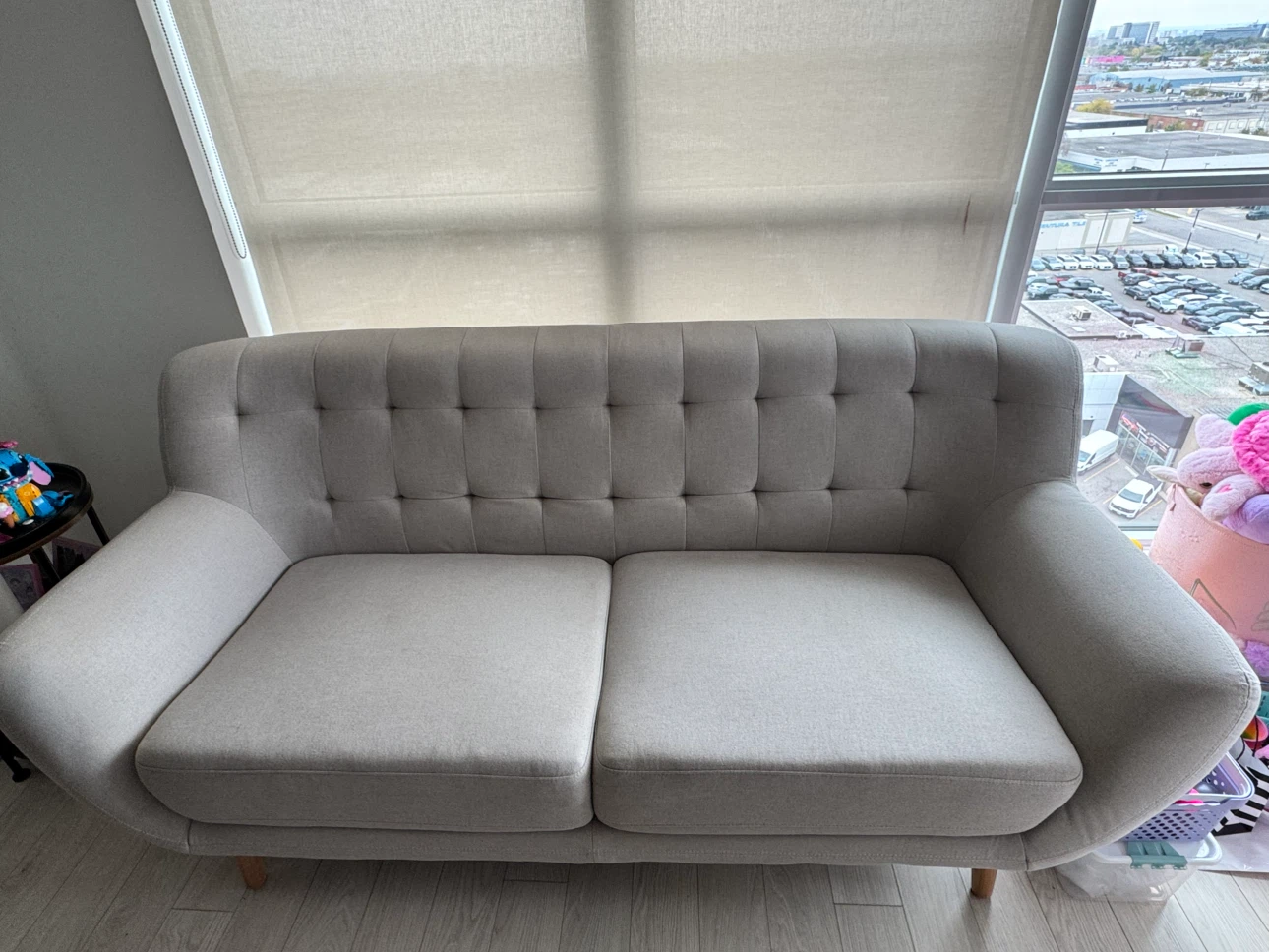 Structube 3-seater Sofa “Haley” Silver
