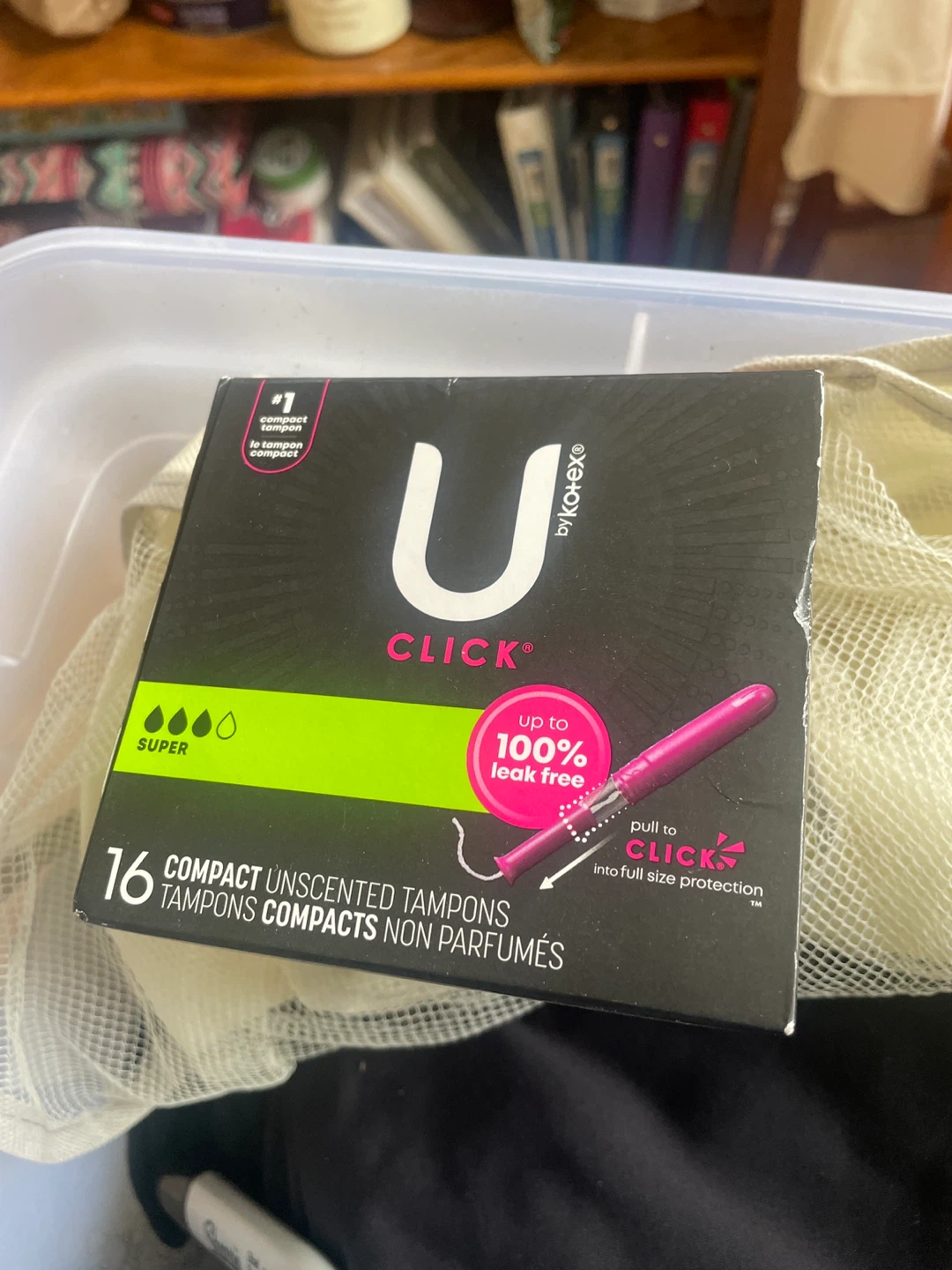U by Kotex Click Super Tampons