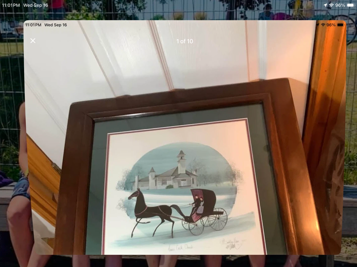 P. Buckley Moss’s Ltd Ed Lithography “Prairie Creek Church” 🐞 - photo 4