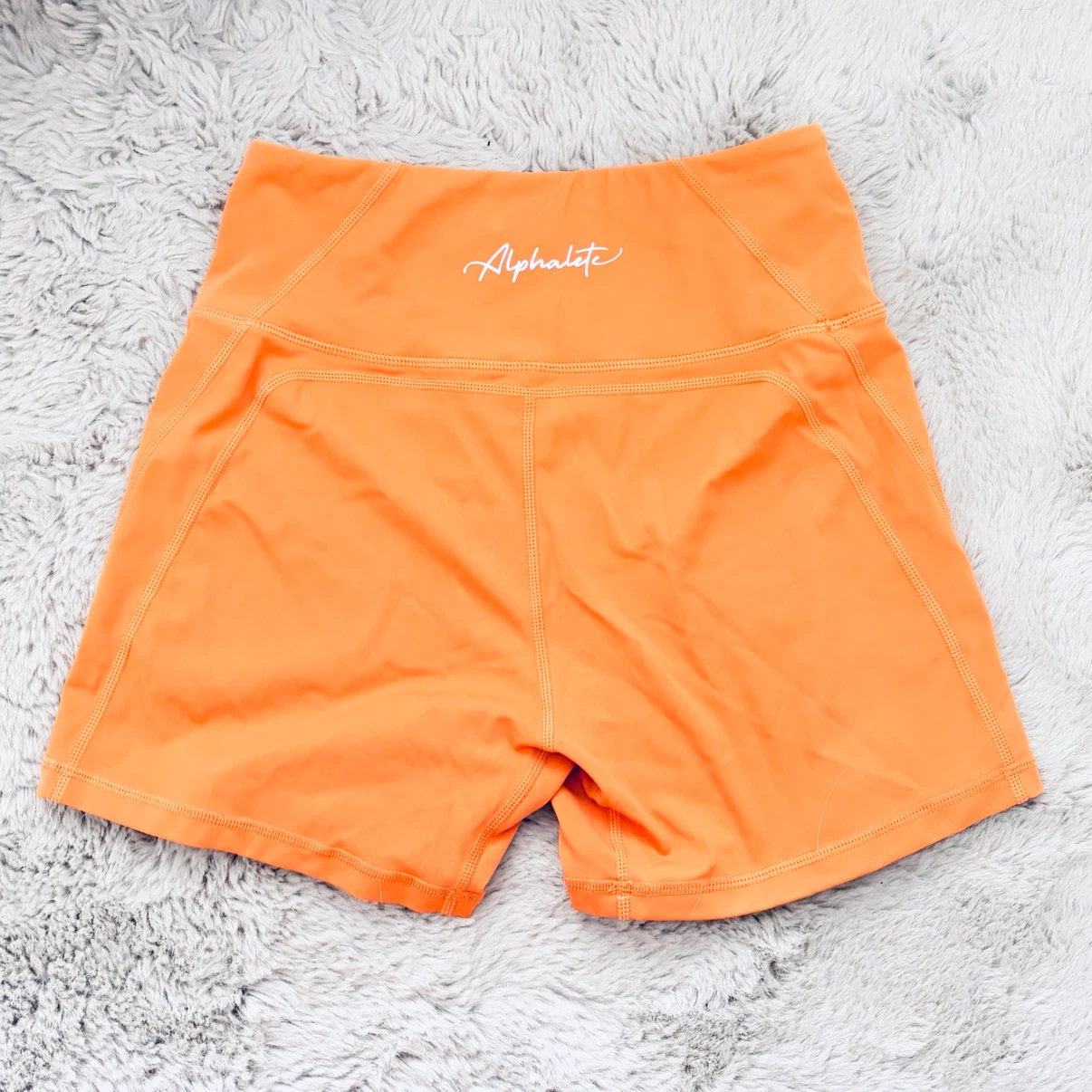 Alphalete Orange OG Athletic Shorts Size M