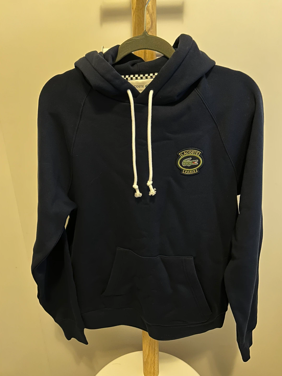Men Lacoste Navy Relaxed Fit Hoodie