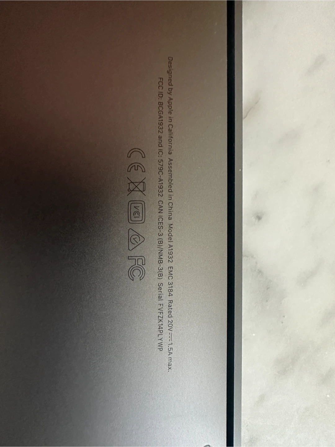 Apple MacBook Air Model A1932 - photo 3