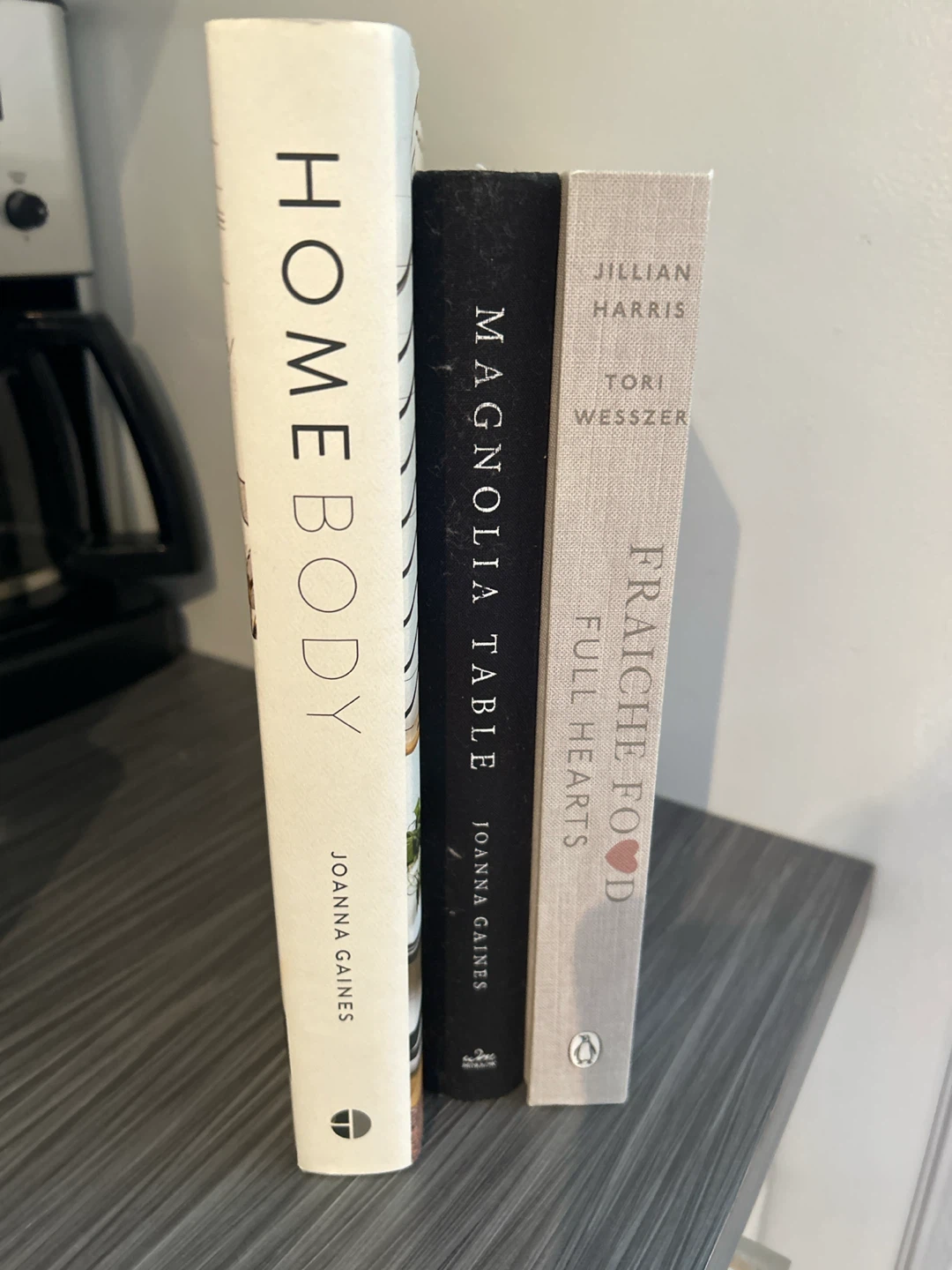 Set of 3 Hardcover Books: Homebody, Magnolia Table, Fraiche