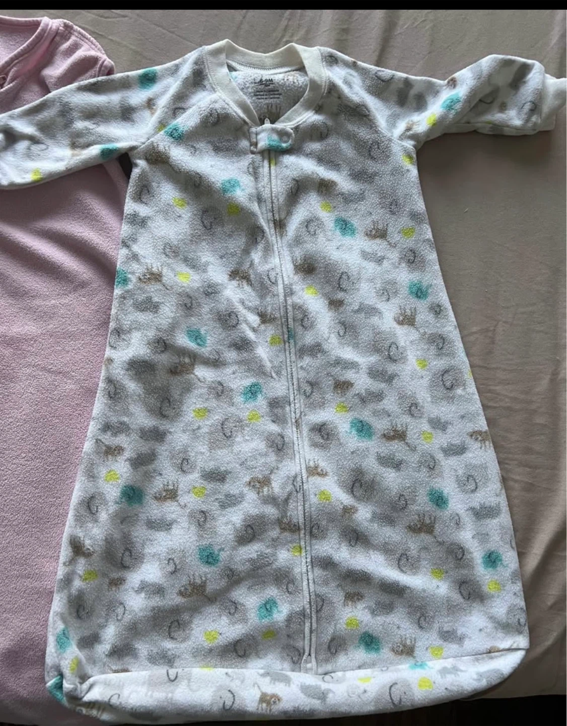 Baby Sleep Sack Bundle, 2 cotton 1 fleece  Age:3-18 months