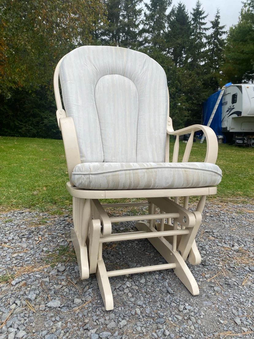 Vintage Wooden Glider Rocking Chair (CAN DELIVER) - photo 2