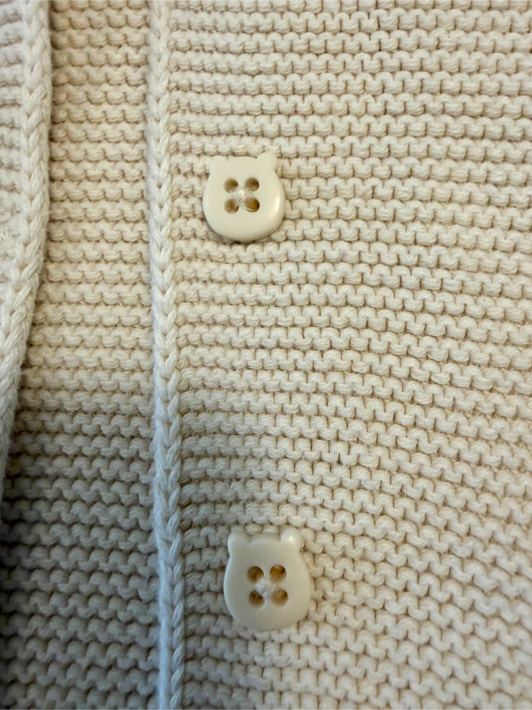 Baby Gap Cream Knit Hooded Cardigan - photo 3