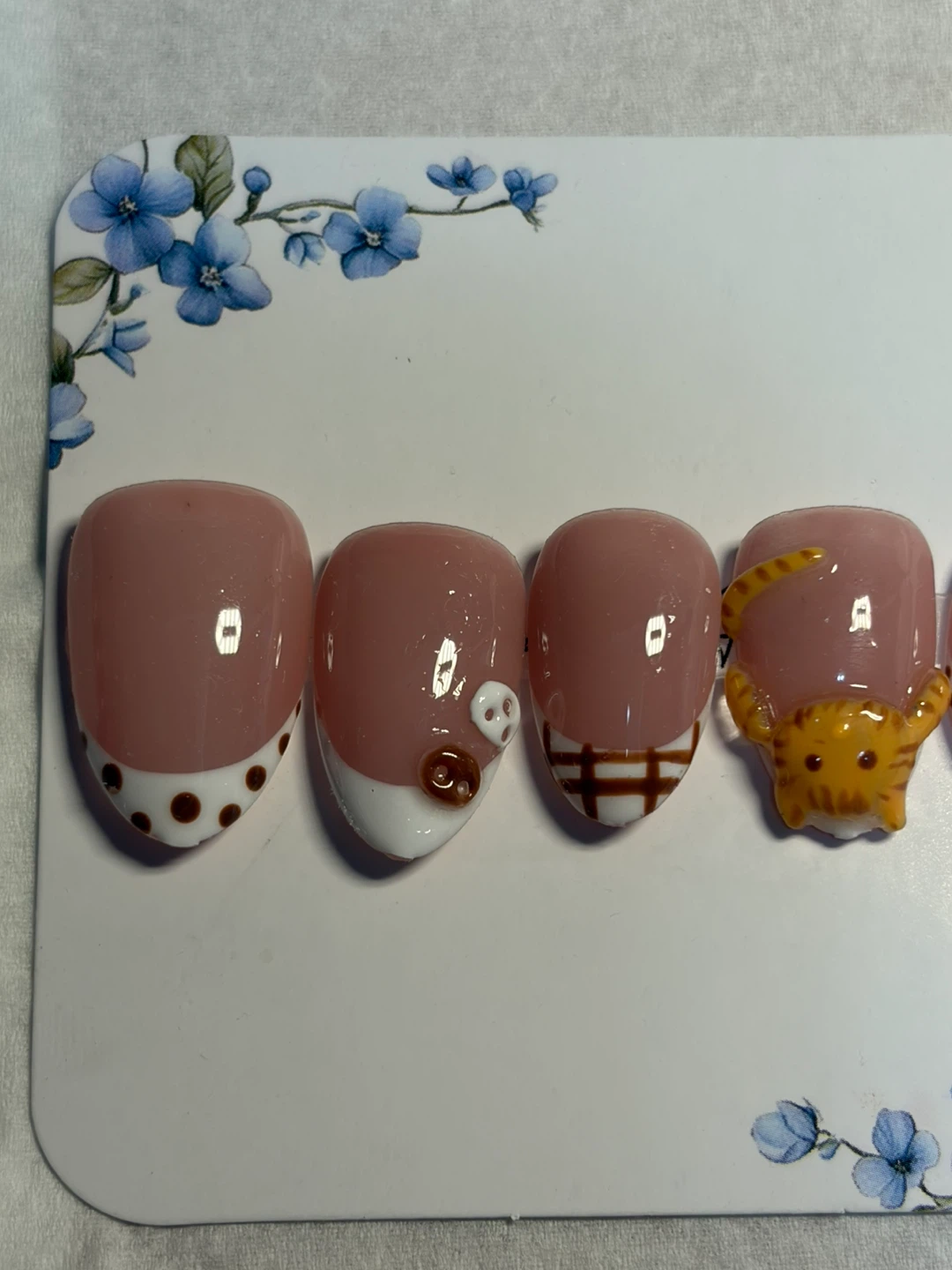fall themed press on nails