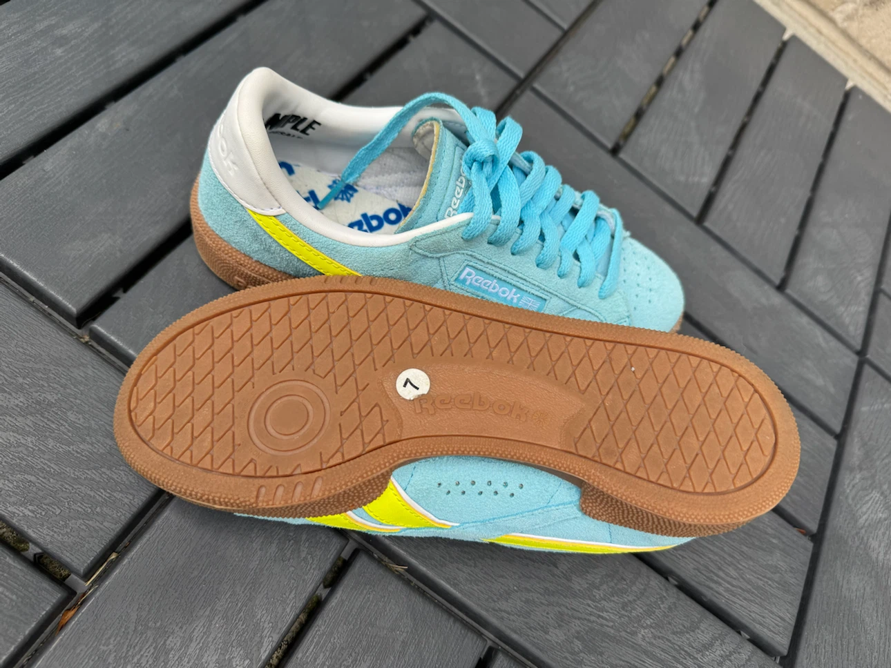 Reebok sneakers Light Blue size 7 - photo 3